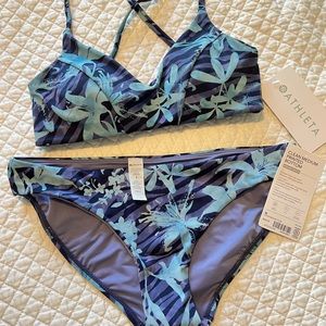 Athleta Bikini Triangle Top & Bottom, small